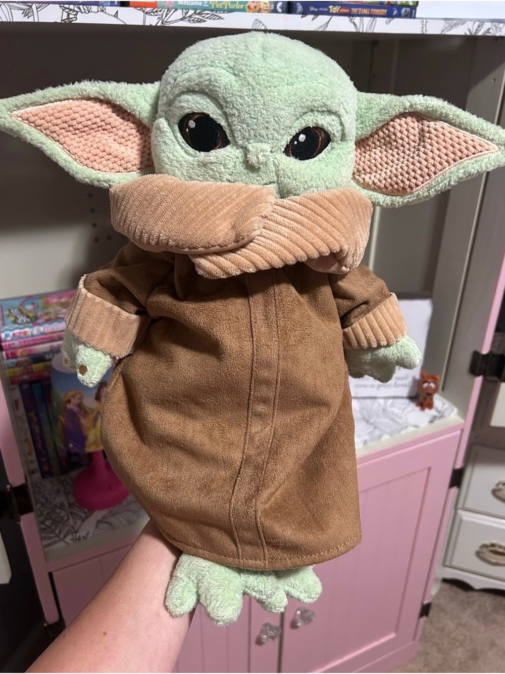 Star Wars Grogu Plush in Light Green and Brown Robe